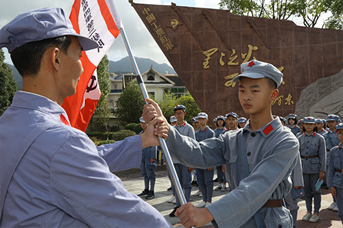 井冈山红色党建活动